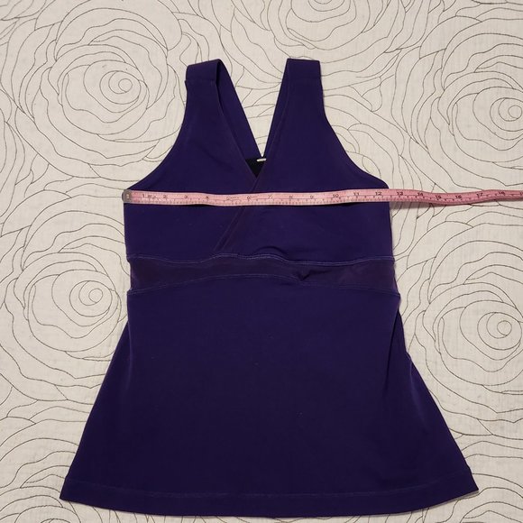 [6] Purple Lululemon Deep V Athletic Tank - Picture 14 of 14